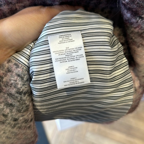 Veronica Beard Purple Plaid Trench Coat - Picture 3 of 7